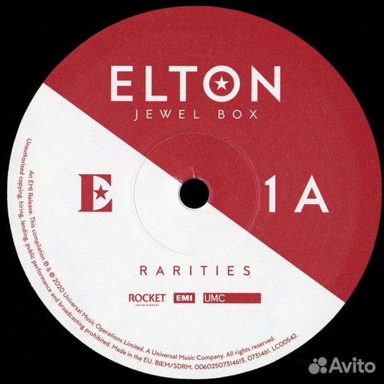 Виниловая пластинка Elton John / Jewel Box - Rarit