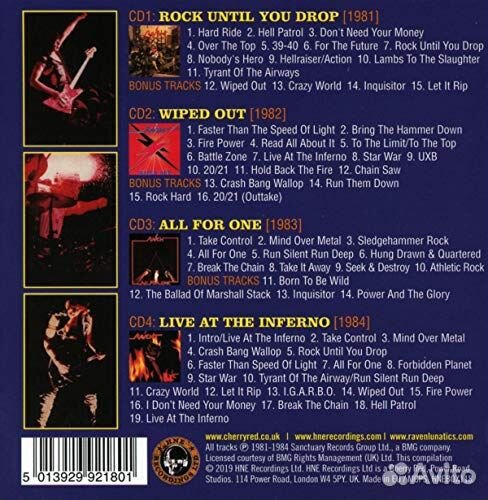 Raven - Over The Top Neat Years 1981-1984 (4 CD)