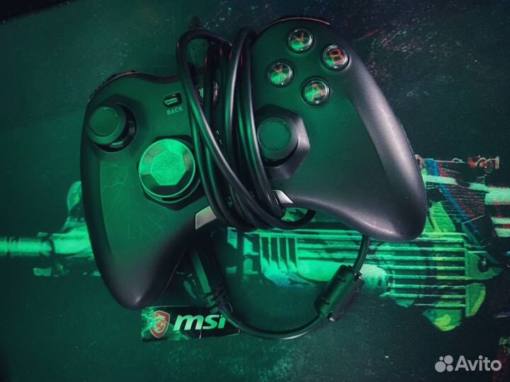 Мышь logitech g403 hero+геймпад msi+большой коврик