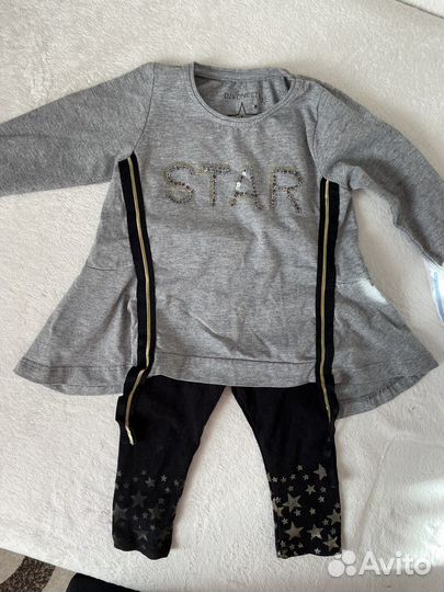 Вещи пакетом на девочку 80