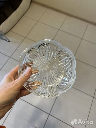 Ваза хрусталь