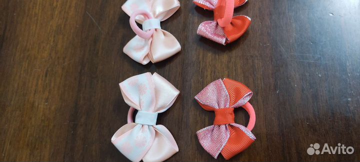 Резинки и заколки для волос ручная работа