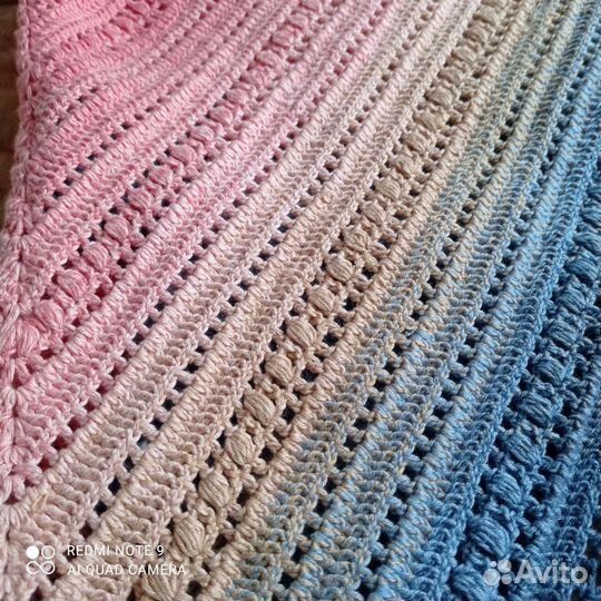 Бактус из секционной пряжи ручной работы