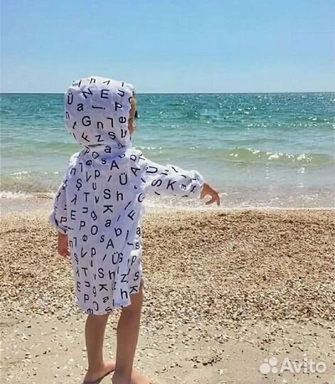 Туника пляжная из муслина (детские, муж. Жён.)