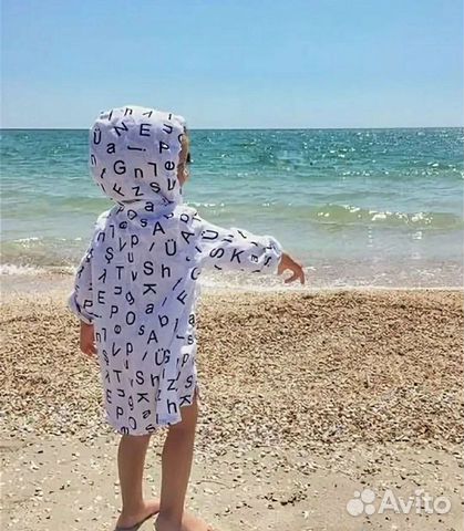 Туника пляжная из муслина (детские, муж. Жён.)