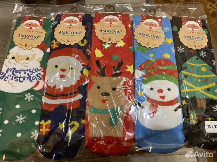 Новогодние носки