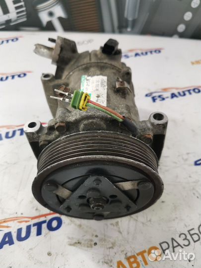 Компрессор кондиционера Peugeot 207 2006 - 2020