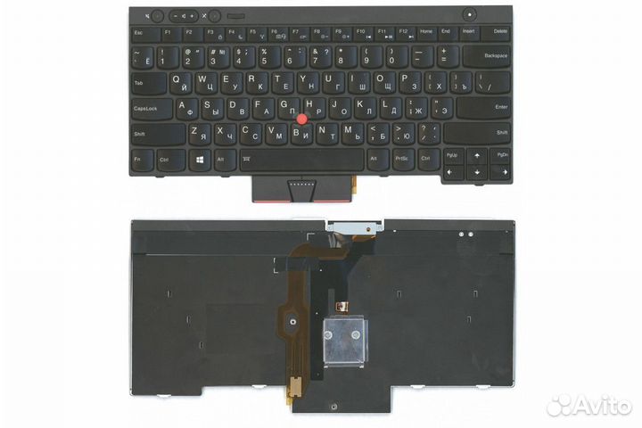 Клавиатура для Lenovo ThinkPad T430 черная с подсв