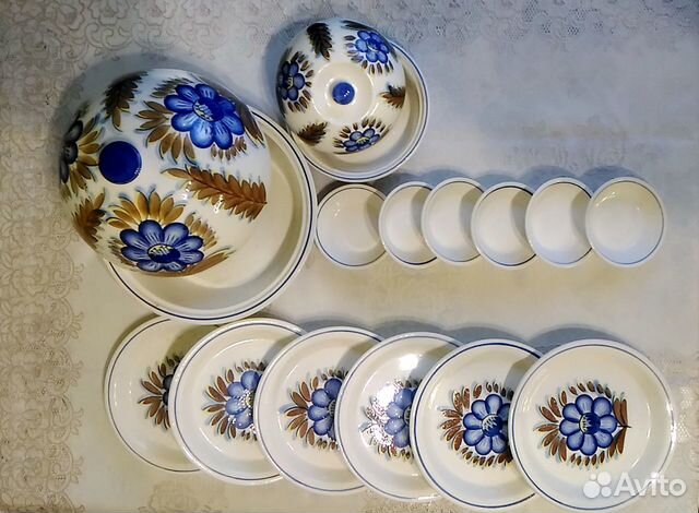 Набор для блинов 14 предм. зик Конаково 70-е г