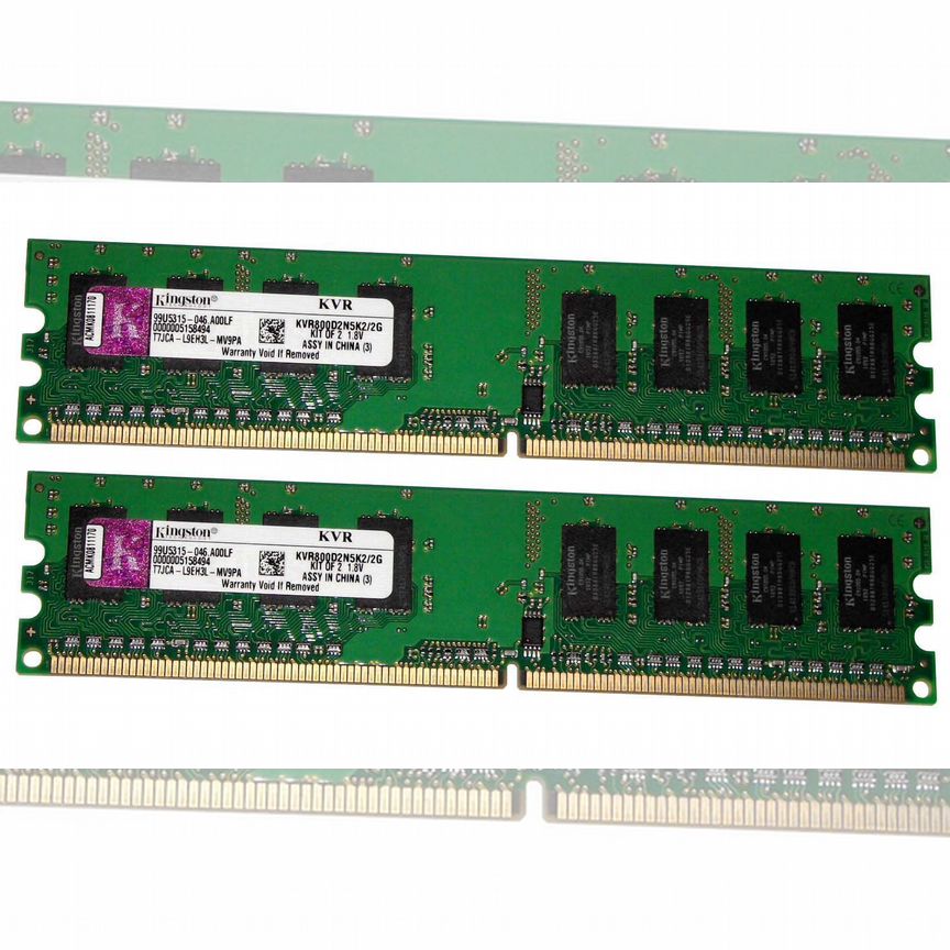 [KVR800D2N5K2/2G] Оперативная Память Kingston 2gb Kvr800d2n5k2/2g