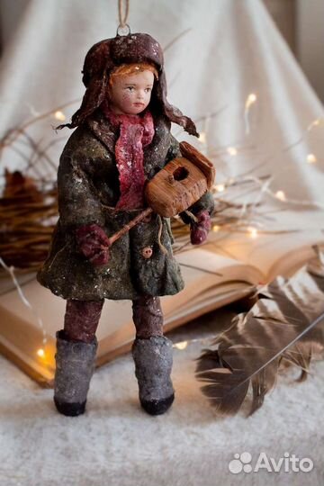 Игрушка ёлочная ватная