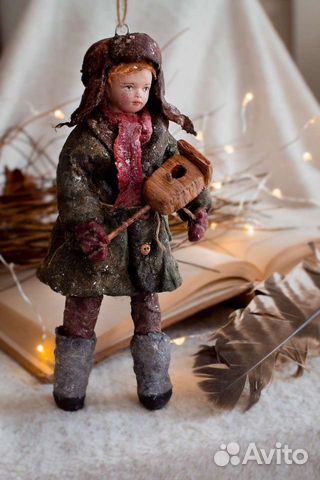 Игрушка ёлочная ватная