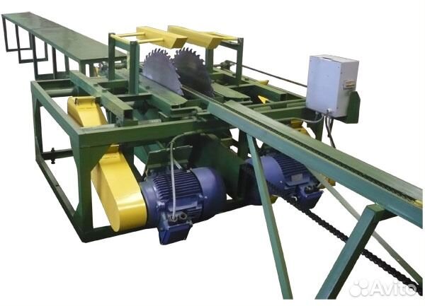 Станок брусующий проходного типа cбр-2П-1000