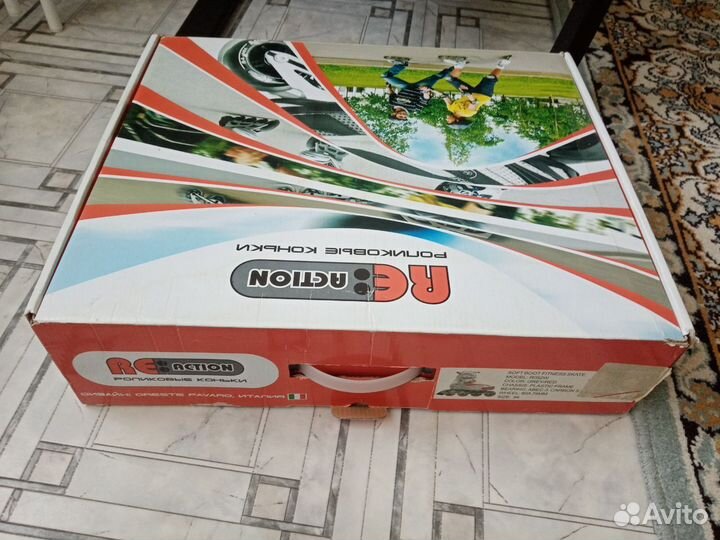 Роликовые коньки Re:Action 39 размер женские