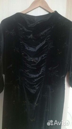 Бархатное платье