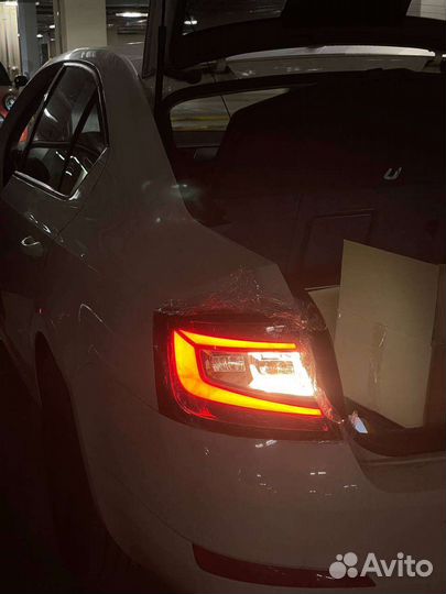 Задние фонари Skoda Octavia A7 High Led