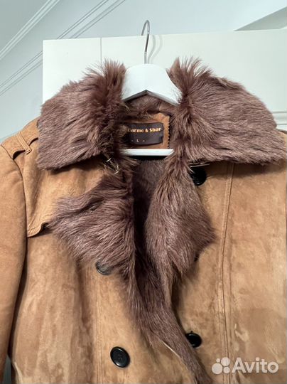 Дубленка стиль Burberry