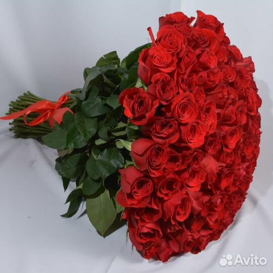 101 Высокая Роза. Цветы с Доставкой