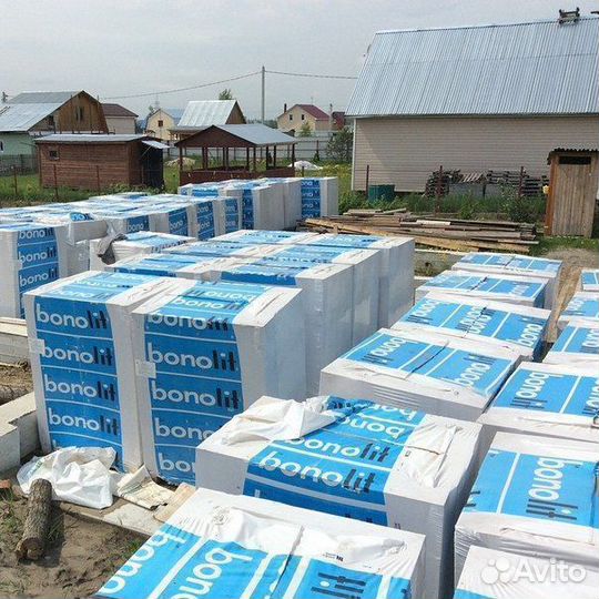 Газоблок Бонолит D400 B2.5