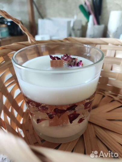 Ароматическая свеча ручной работы