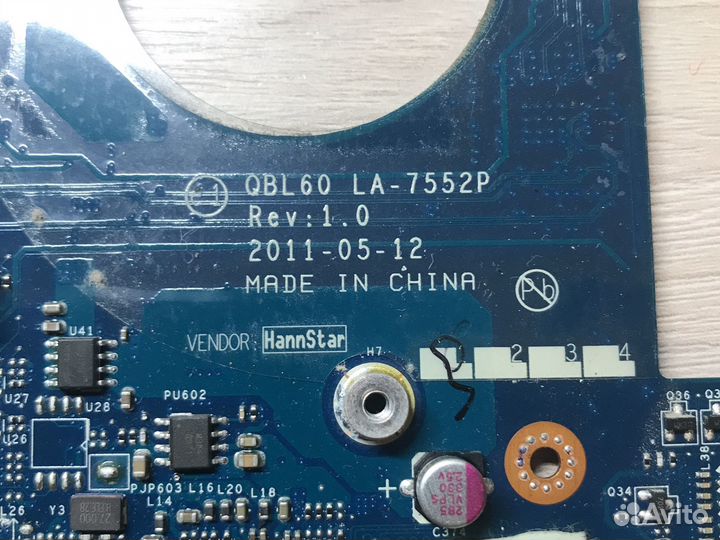 Материнская плата для ноутбука Asus k53T(донор)