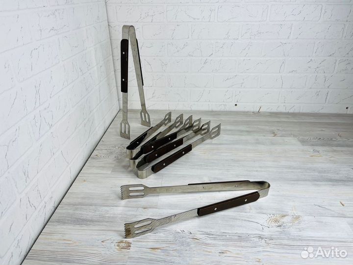 Щипцы для мяса барбекю из нержавейки 40см