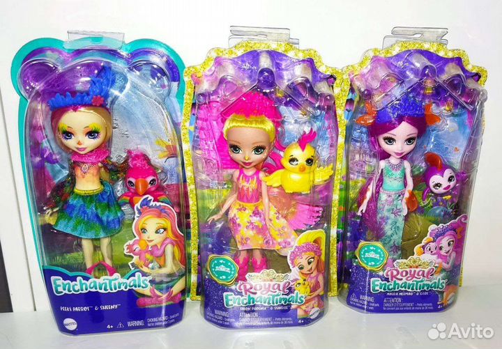 Кукла enchantimals с питомцем новая