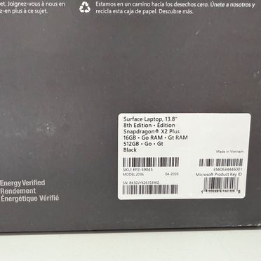 Microsoft surface laptop 8 13.8 X2 Plus 16/512gb