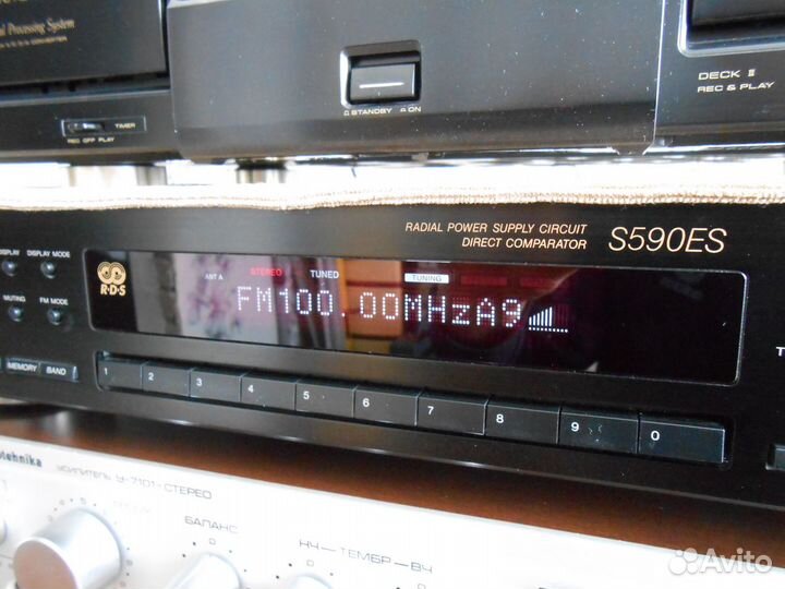 Тюнер sony FM stereo/FM-AM ST-S 590 ES