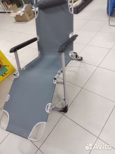 Кресло шезлонг складное