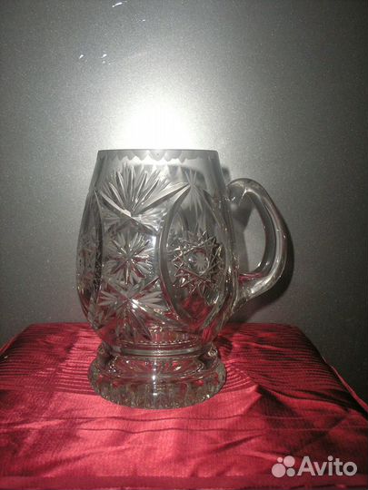 Кружка пивная хрусталь СССР