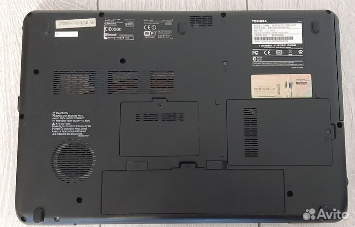 Ноутбук toshiba Satellite L500-1WP на запчасти