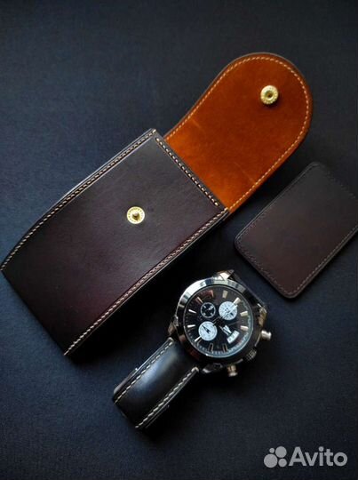 Чехол для часов из кожи