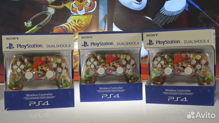 Джойстики для PS4 DualShock PS4 V2 super mario