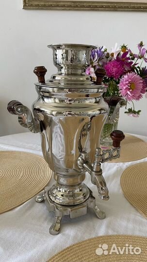 Самовар новый Тульский электрический 1,5 л