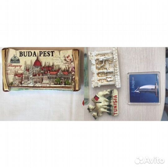 Магниты на холодильник из разных стран