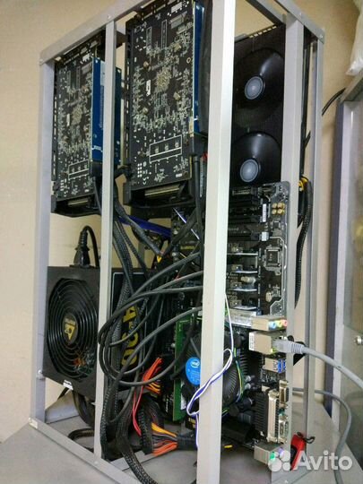 Ремонт, обслуживание, настройка майнинг фермы