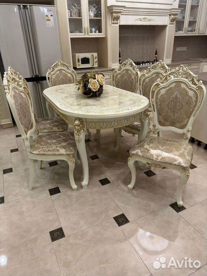 Стол Роза / кухонный стол и стулья / стол большой