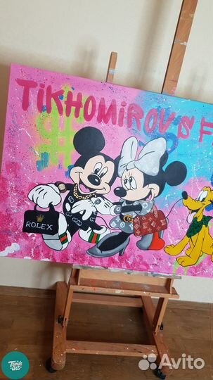 Картины Kaws Кавс на заказ красками