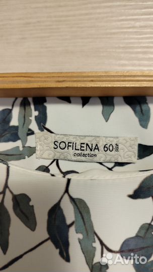 Женская шелковая блузка 58-60 раз