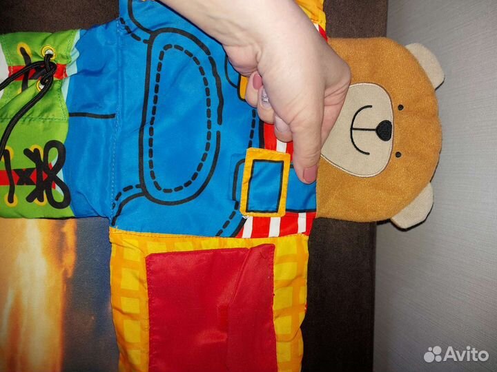 Мягкая развивающая книжка