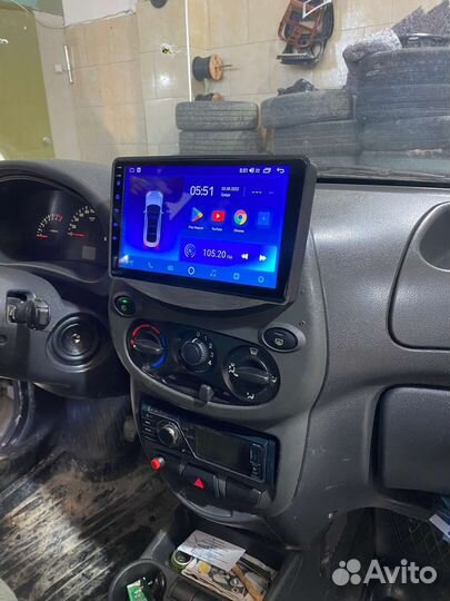 Магнитола Андроид на Лада Калина 1 9дюймов