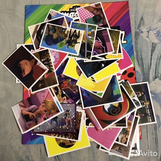 Наклейки Ледибаг. Miraculous Super Heroez Team