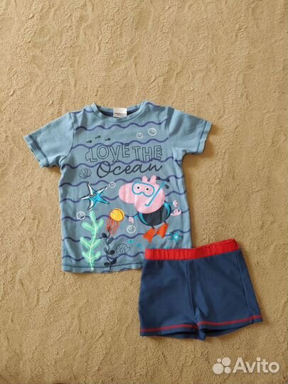 Пакет летних вещей для мальчика 104-110 см