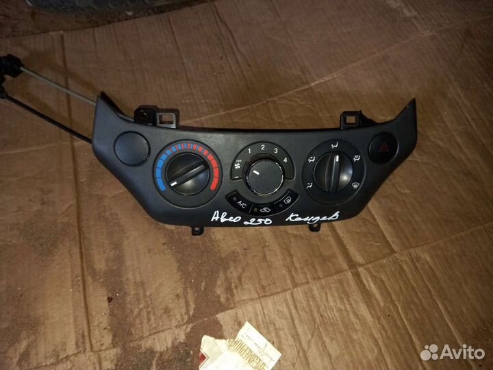 Блок управления печкой шевроле авео