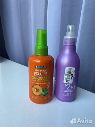 Несмываемый уход для волос fructis и cd