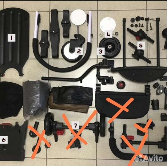 Запчасти Baby Time и Yoya 165.175