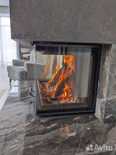 Монтаж каминных топок, печей, каминов