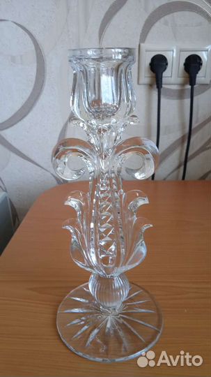 Подсвечник хрустальный СССР