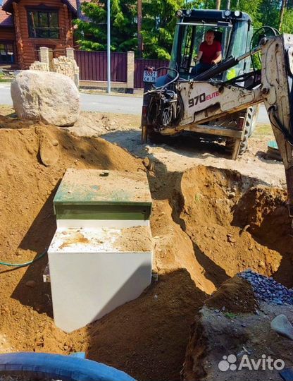 Монтаж септиков